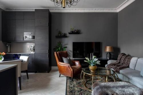 В Скандинавии не только светлые интерьеры. 04