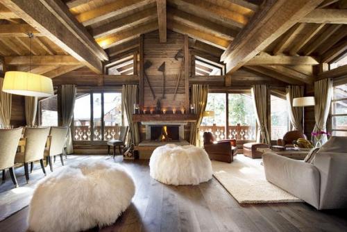 Стиль дизайна интерьера: шале. 09