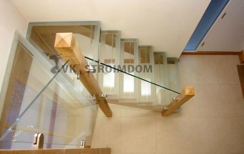 Выбор ограждения для прямой лестницы. 07