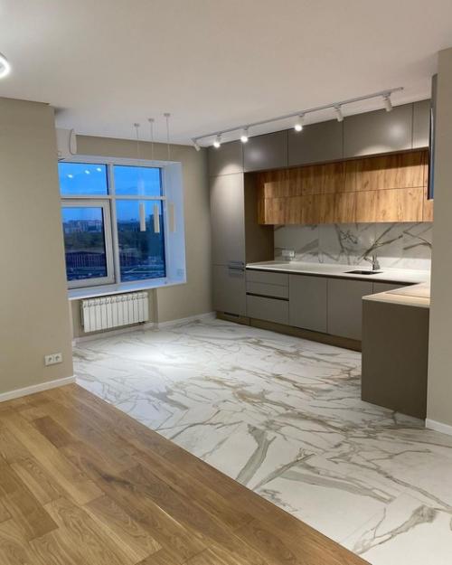 Свежий ремонт в новостройке.