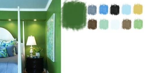 Зеленый. 9. Удачных сочетаний в интерьере. 02