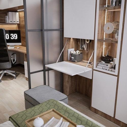 Интерьер спальни - гостинои. 01