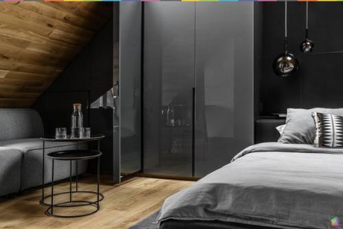 Мансардная квартира молодого юриста в Польше. 06