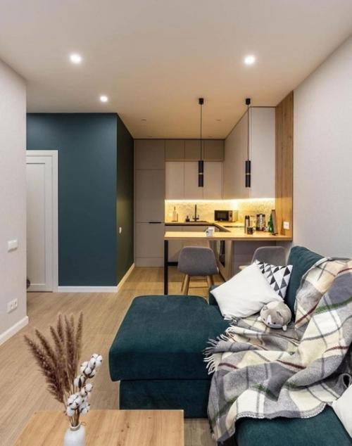 Стильная квартира. В светлых и ярких цветах. 02