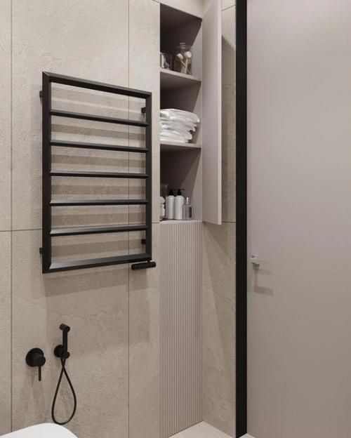 Несколько вариантов оформления санузлов. 09