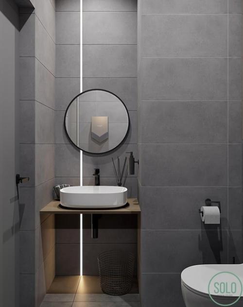 Несколько вариантов оформления санузла. 08