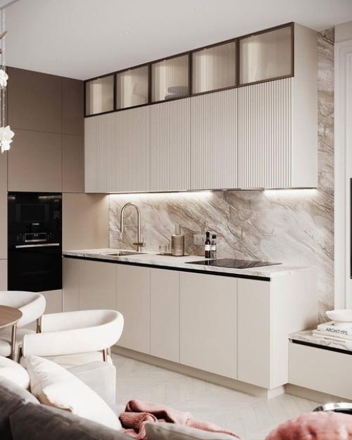 Не реализованный проект кухни гостиной. 02