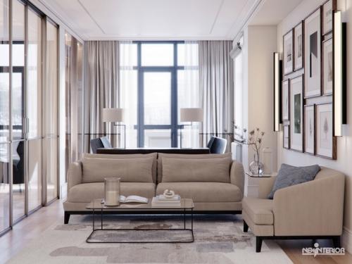 Интерьер гостиной, в проекте дизайна интерьера квартиры, расположенной в Санкт-петербурге в ЖК граф орлов - 3. это несогласованная версия. 01