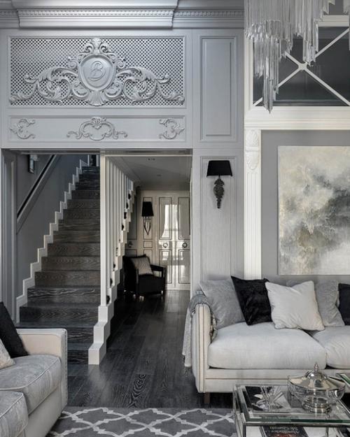 Сияющий интерьер в классическом стиле от дизайнера милы стручковой. 04