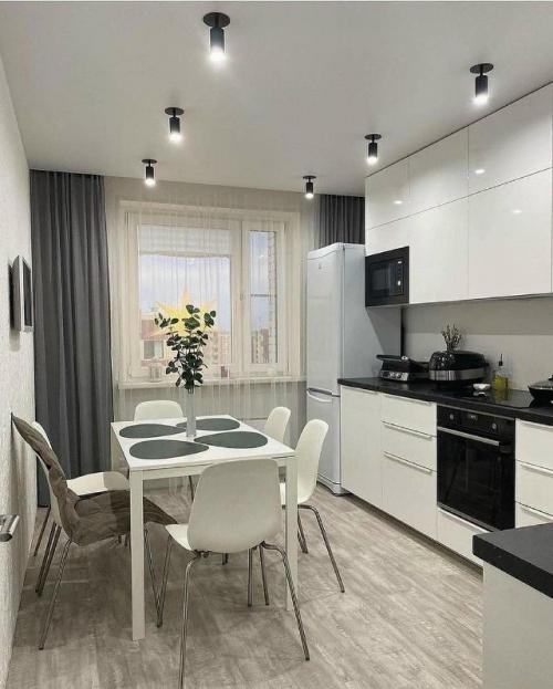 Современный интерьер в светлых тонах. 01