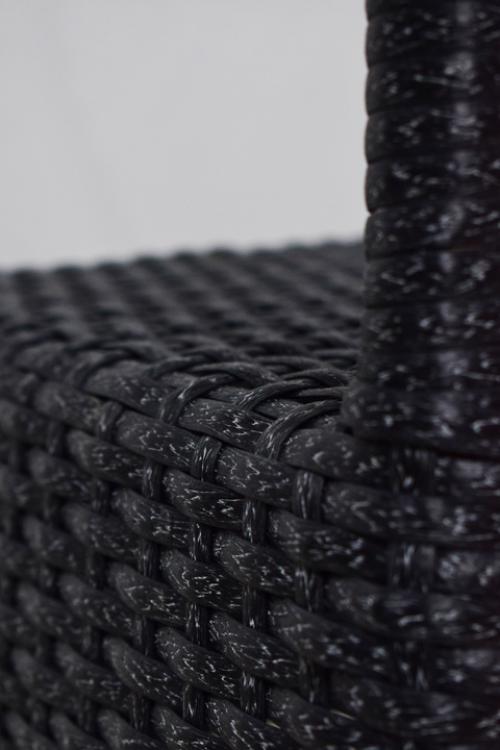 Комплект из поли ротанга в изысканном цвете гризальт - это идеальное решение для создания стильного и уютного уголка на открытом воздухе. 03