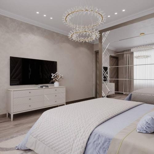 Дизайн интерьера 3 х - комнатной в стиле ар - деко. 01