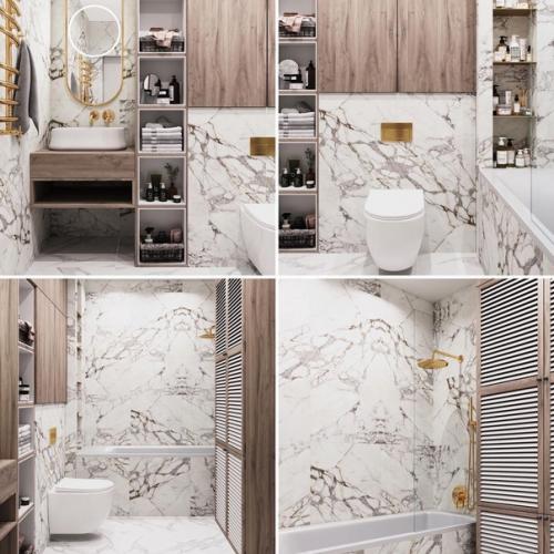 Дизайн 3-комнатной квартиры для семьи из 4 человек (супруги и 2 детей - мальчиков) в исполнении Жанны Филатовой, нашей ученицы. 07