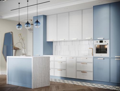 Данилова анастасия. Название проекта: Дизайн Интерьера Кухни - Гостиной - Прихожей в ЖК Парус г. Самара. 06