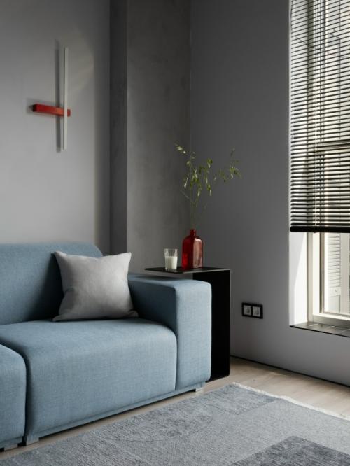 Интерьер квартиры - студии 34 м 2 (37 м 2 с балконом) в Санкт-петербурге. 03