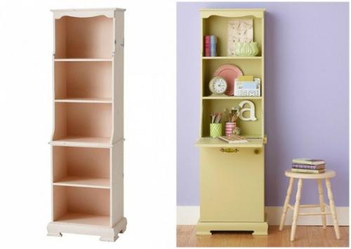 Несколько идей. Как из старой мебели путём её перекраски сделать воздушный, осовремененный вариант. 04