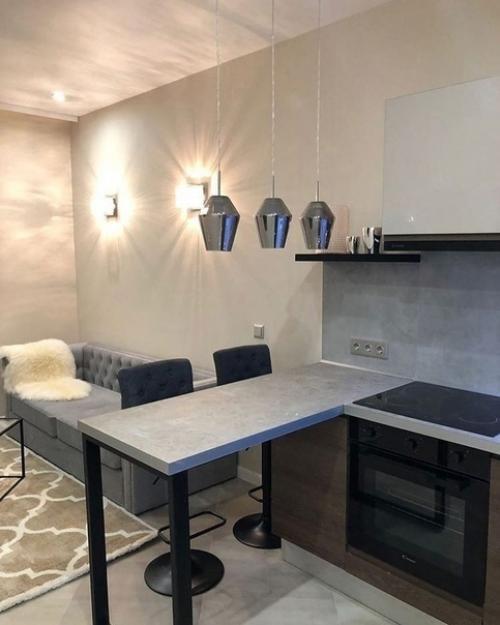 Продуманный и уютный ремонт в небольшой квартире для семьи. 01