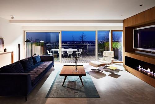 Минималистичное решение интерьера трёхэтажной квартиры в Праге. 09