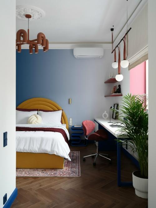 Креативный интерьер однокомнатной квартиры 30 м 2 в Краснодаре. 06