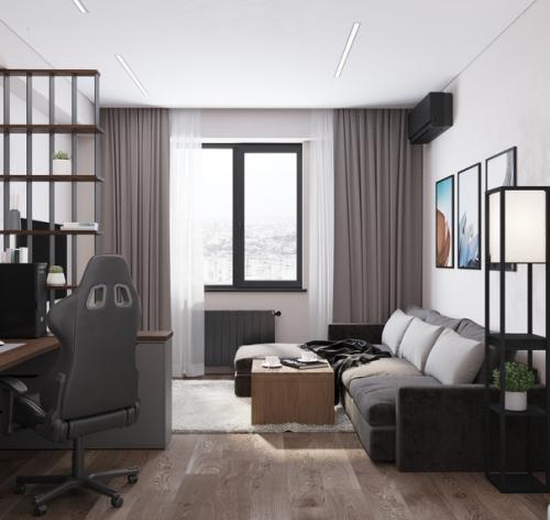 Посмотрела на пейзаж, используемый в этой визуализации и подумала, а ведь скоро уже станет совсем холодно. 01