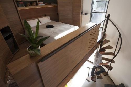 Компактный домик - цилиндр площадью всего 31 кв. 03