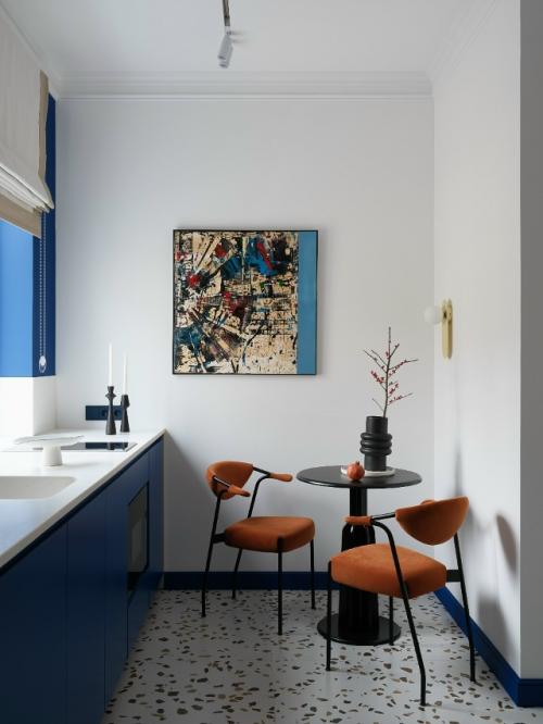 Креативный интерьер однокомнатной квартиры 30 м 2 в Краснодаре. 03