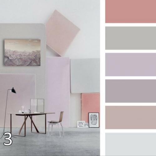 Сочетание розового и серого цветов в интерьере - стильное и элегантное решение, которое придаёт помещению нежность, уют и романтичность. 02