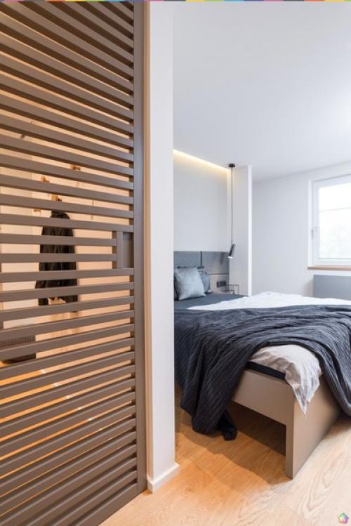 Все оттенки серого квартиры в Праге. 09