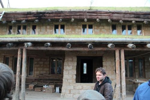 Первопроходец экостроительства - Тарас палатный и его дом из саманных блоков. 03