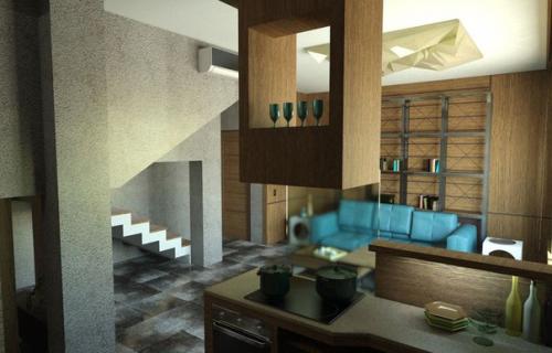 Проект Дом с Фонарем в стиле Contemporary создан. 02