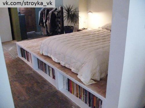 Подиум из фанеры в квартире. 01