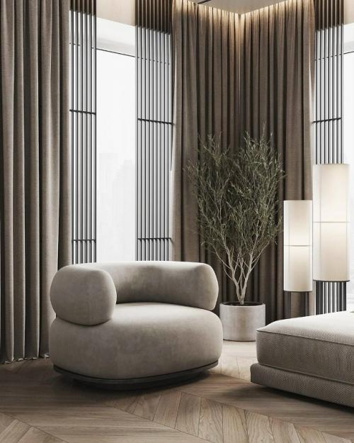 Потрясающий интерьер кухни - гостиной общей площадью 135 кв. 06