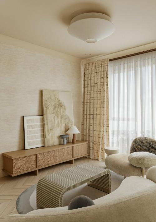 Проект 1-комнатной квартиры 54, 5 м 2 в ЖК Will Towers в Москве. 05