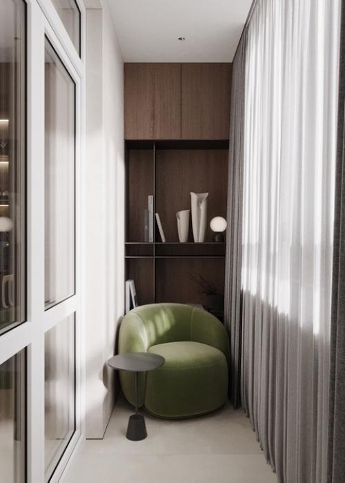 Здесь варианты балконов и лоджий из моих недавних проектов. 04