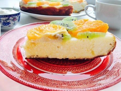 Творожная запеканка с фруктами? 01