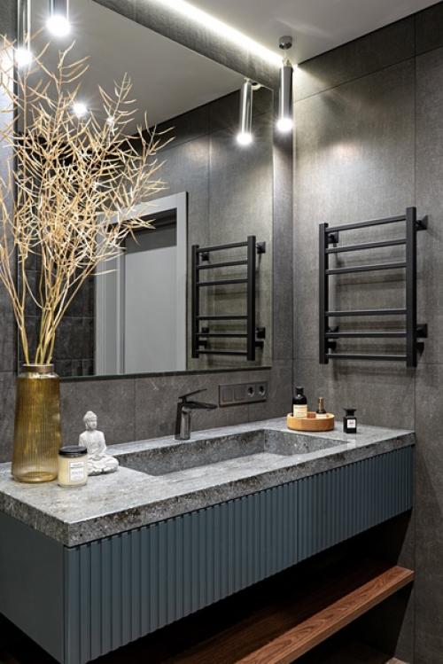 Стильная квартира с аутентичными деталями для молодой пары. 06