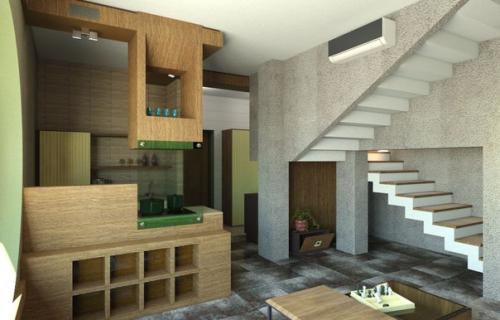 Проект Дом с Фонарем в стиле Contemporary создан. 03