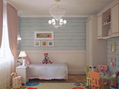 Интерьер детской комнаты - это всегда воплощение необычных и сказочных идей, а также ярких красок и веселых картинок. 04