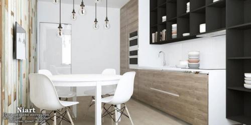 Дизайн - проект двухкомнатной квартиры 60 кв. 01