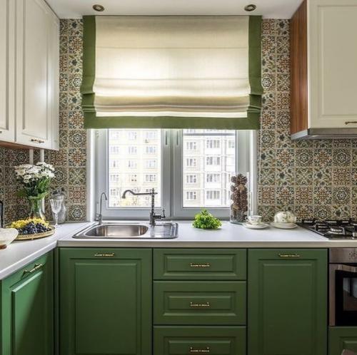 Оливковая кухня!  Кому по душе такое цветовое решение? 02