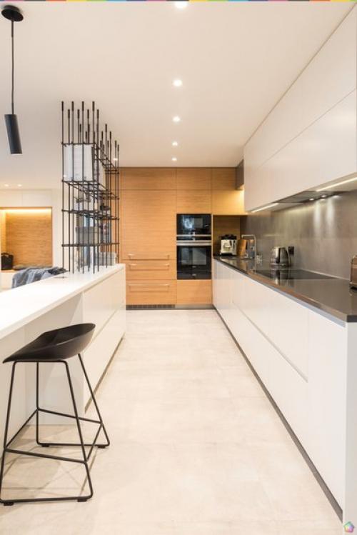 Все оттенки серого квартиры в Праге. 06