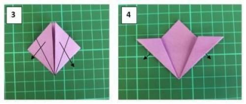 Красивый цветок в технике оригами? 02