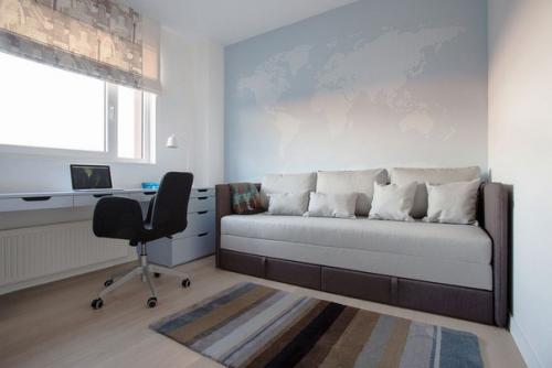 Дизайн - ателье Normundas Vilkas представило обновленный интерьер этой квартиры в Вильнюсе, Литва в 2014 году. 02