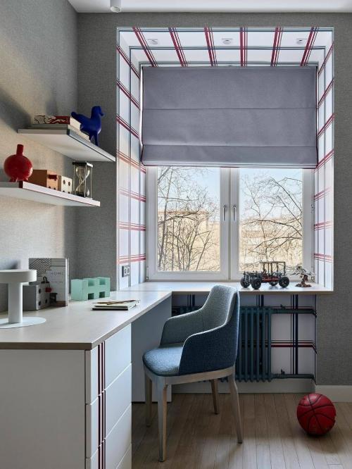 Метафора моря: квартира в московской Сталинке. 08