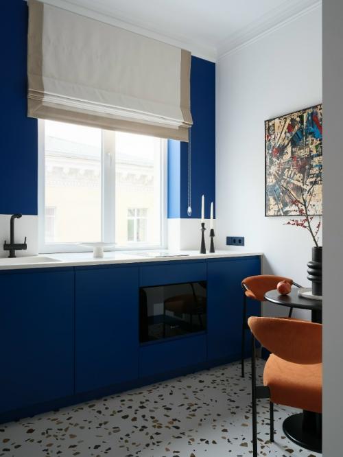 Креативный интерьер однокомнатной квартиры 30 м 2 в Краснодаре. 02