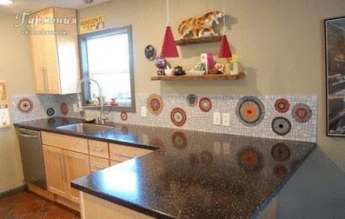 Мозаика на кухонном фартуке. 08