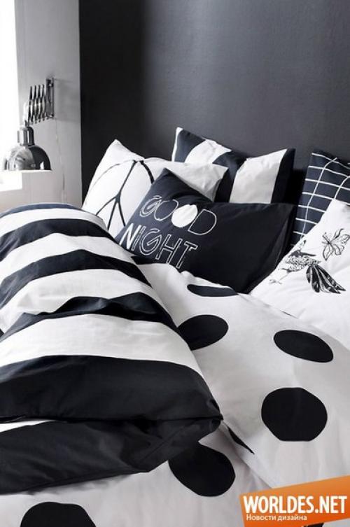 Спальни в черно-белых тонах? 05
