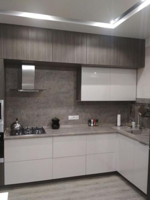 Дизайн кухни - гостиной в современном стиле. 08