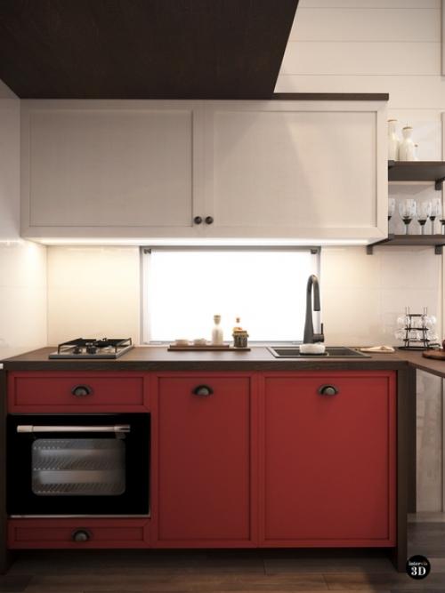 Визуализация интерьера в проекте Мобильный дом. 07