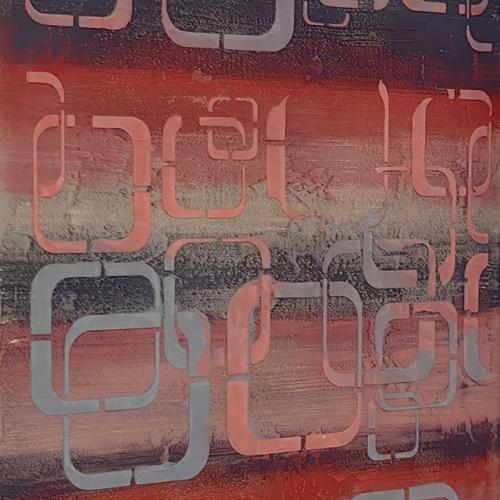 Фактурное панно в технике Жаккард для акцентной стены. 05